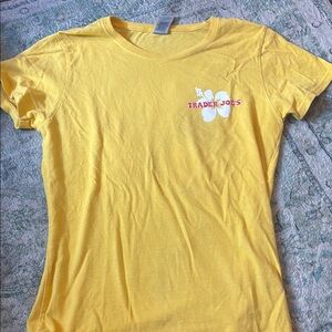 Yellow women Trader Joe’s Shirt